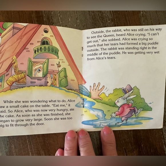 Vintage Alice in Wonderland Mini Fairy Tales Book Ottenheimer Publications - Picture 3 of 4